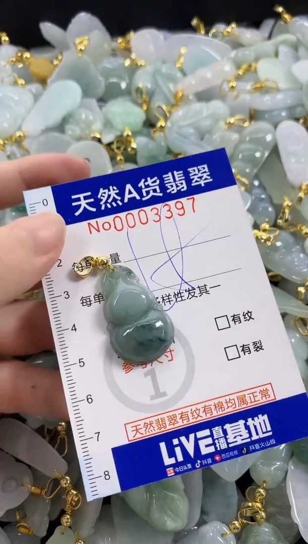 颈饰未镶嵌翡翠天然A货翡翠