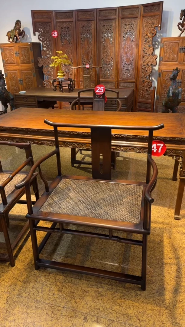 花梨木类大号 禅椅子  工艺品