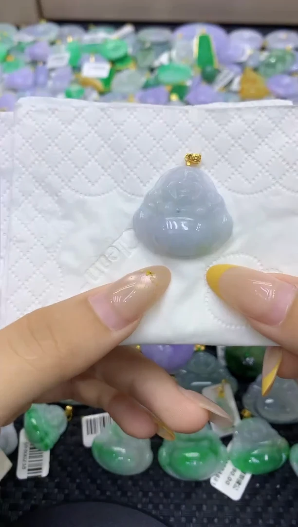 颈饰未镶嵌翡翠天然缅甸翡翠A货