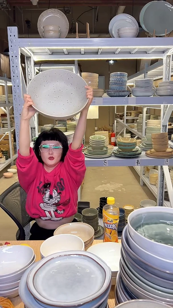 瓷323外贸尾货高温釉下彩陶瓷餐具默认微瑕