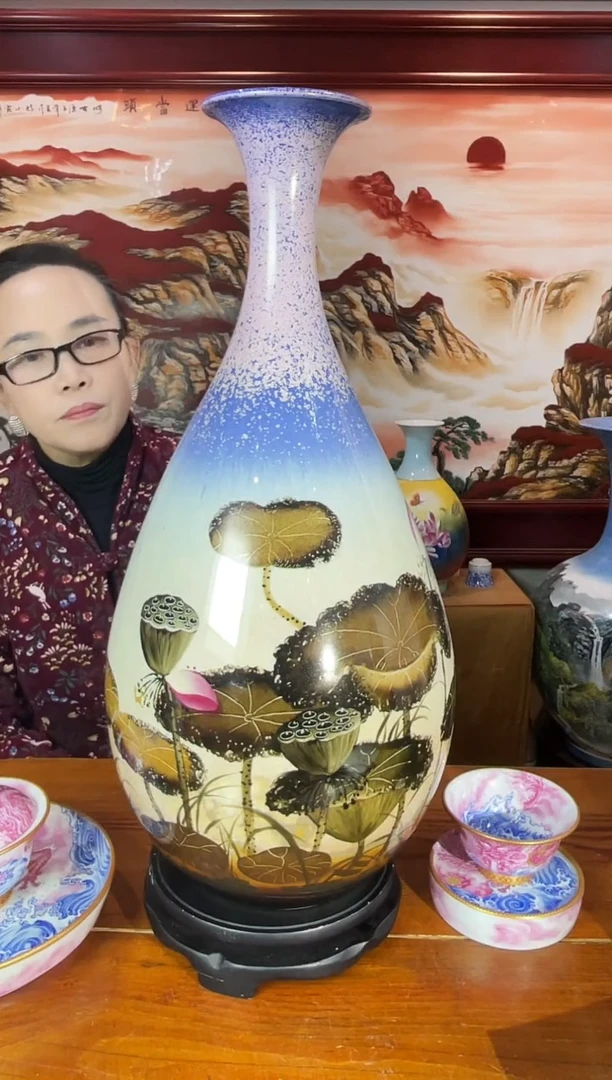 摆件瓷阅古道陶瓷艺术12.12.41