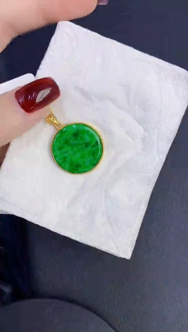 颈饰未镶嵌翡翠缅甸天然翡翠a货