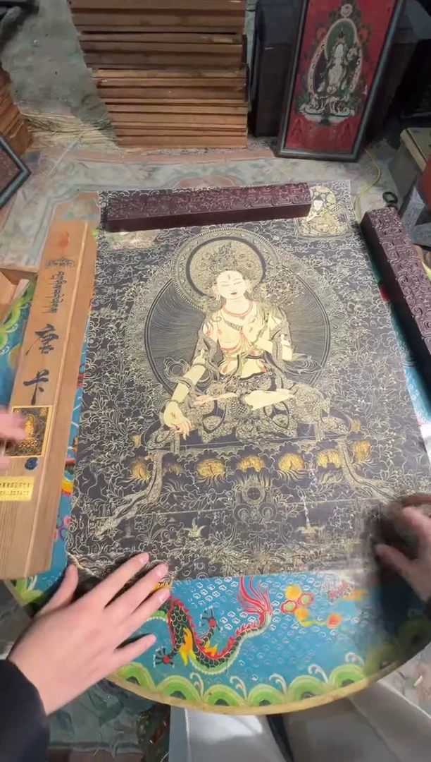 卷轴画卷轴画奥奥的唐卡