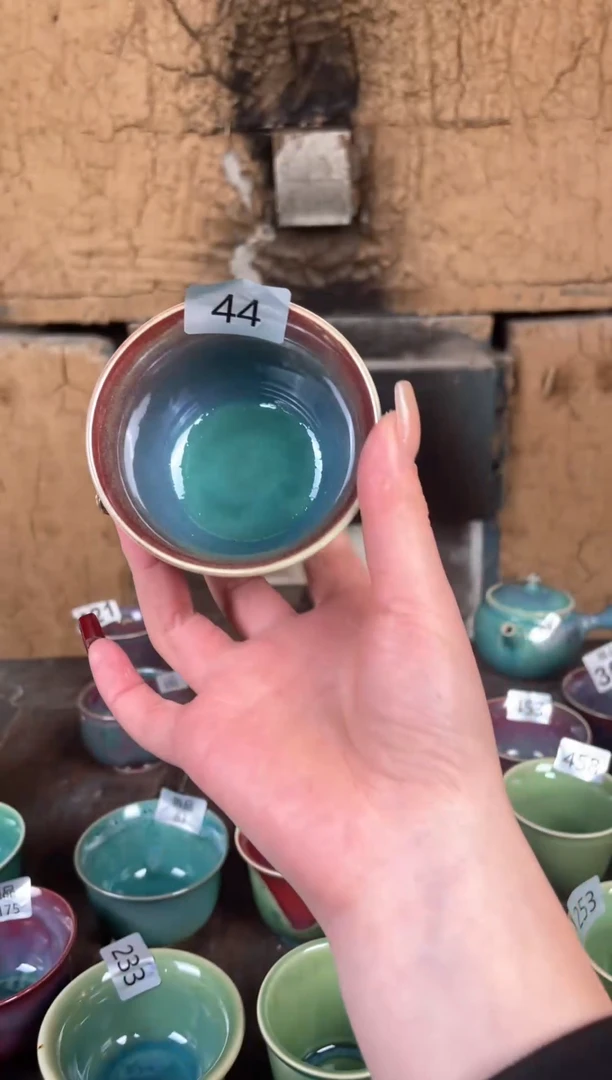 【闪购商品】摆件钧瓷窑变精品茶器