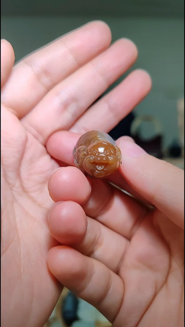 【闪购商品】和田玉挂件未镶嵌新疆和田玉且末料福猪挂件