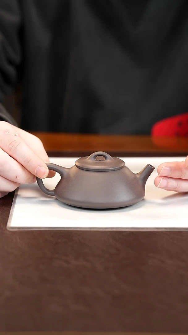 茶壶紫砂内推  150cc老天青