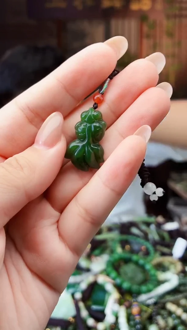 颈饰未镶嵌和田玉拍一发一多样性发货