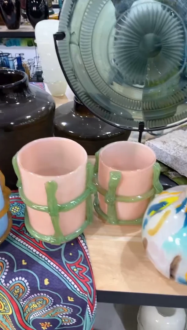 【闪购商品】琉璃慕忆家花瓶一对