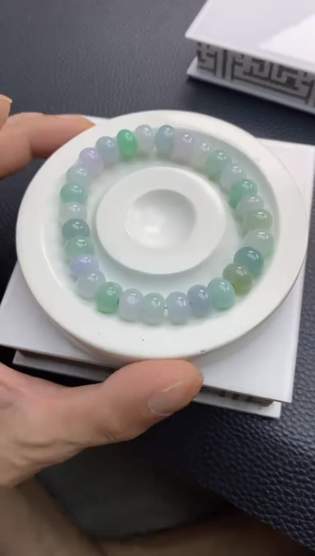 未镶嵌手串翡翠25天然A货翡翠手串