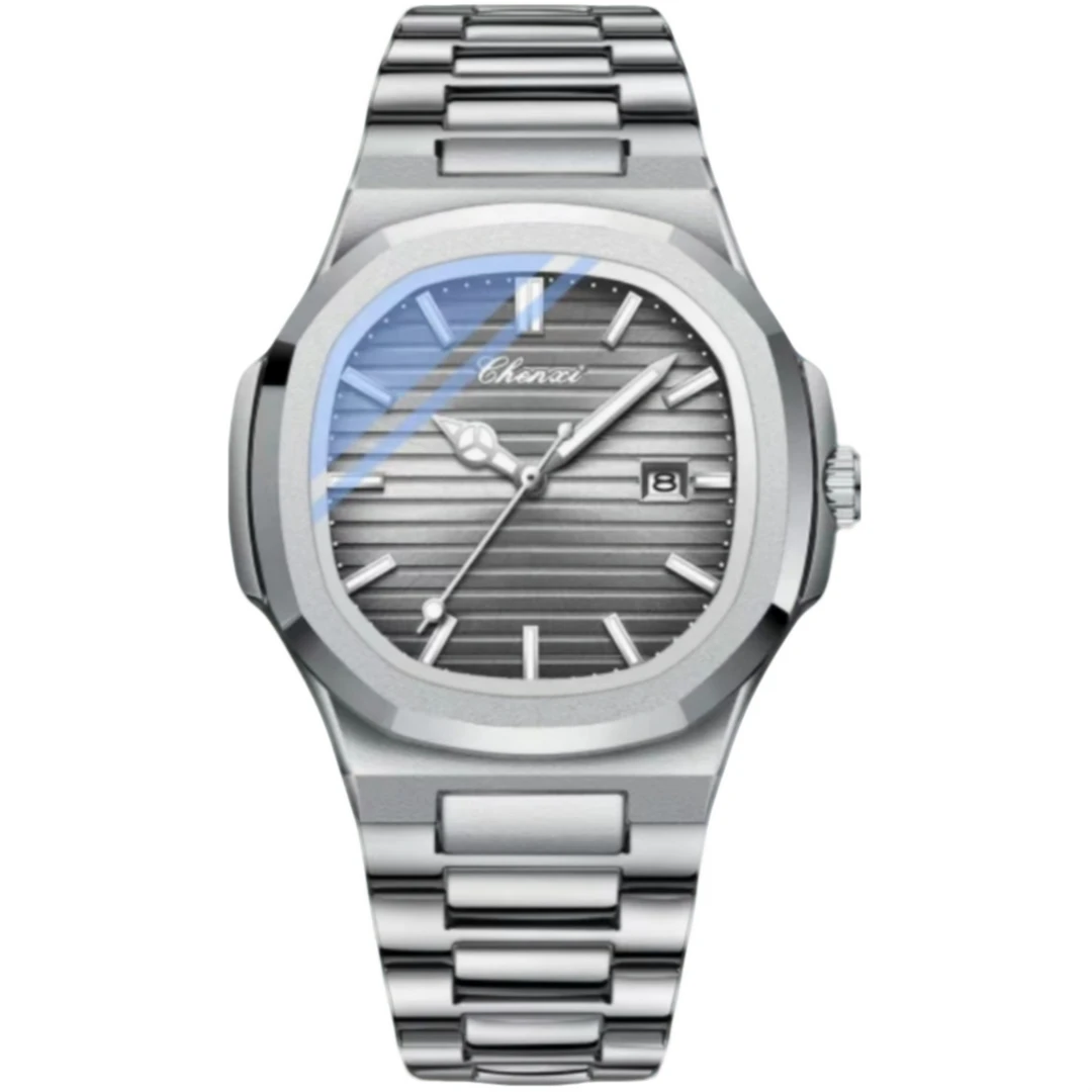 男士机械防水鹦鹉螺系列灰盘324机芯