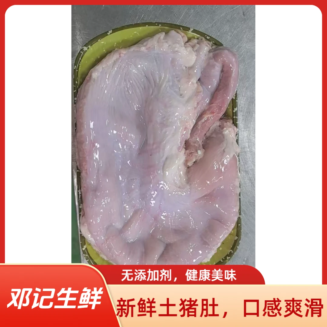 农家散养土猪大猪肚2-3斤/个潮汕猪肚鸡煲汤佳品