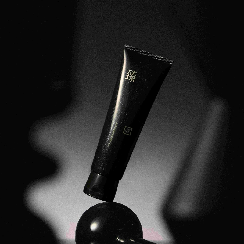 三草两木黑晶洁面乳120g臻研双因奢养净透洁面乳清洁保湿官方正品