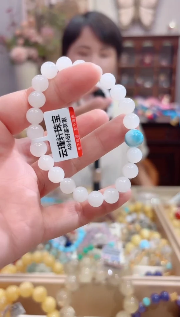 和田玉未镶嵌手串设计款珠串