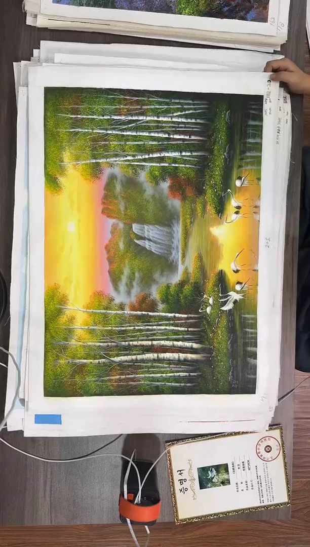 油画【21号】约50*70cm丨朝鲜原创纯手绘孤品油画丨顺丰包邮