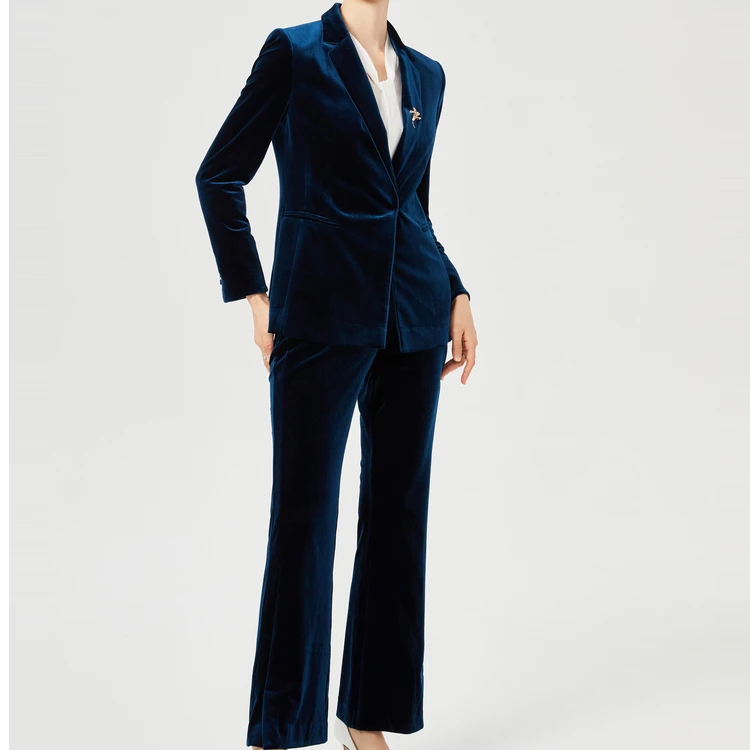 NAERSI/娜尔思气质简约自然腰休闲裤女2025春季新款通勤微喇长裤