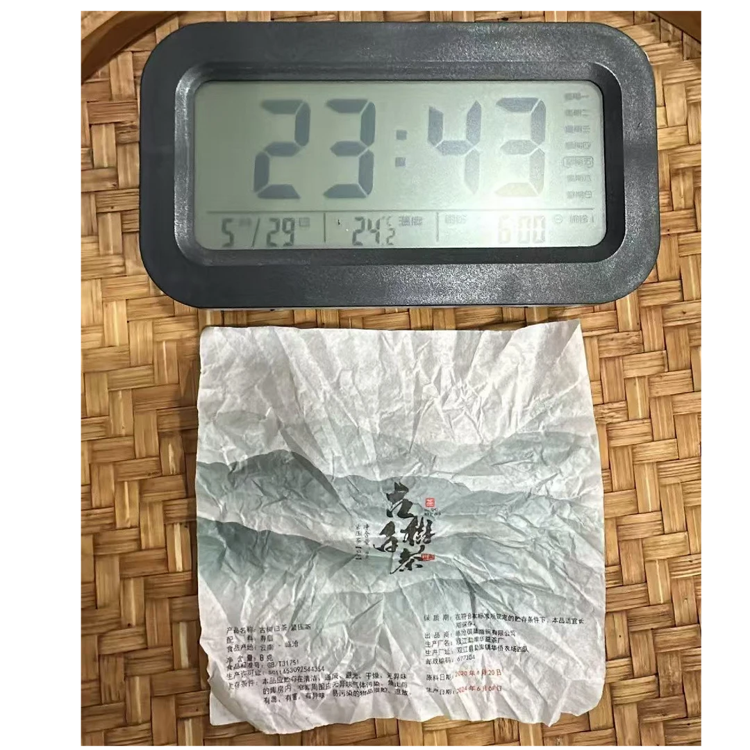 491号-2020年8克南美坡脚后山荒野(春)白茶龙珠(有试喝装)