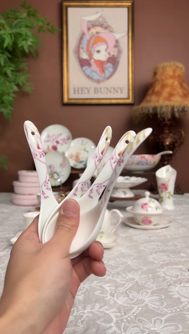 36%以上骨粉骨瓷邂逅小汤勺4个