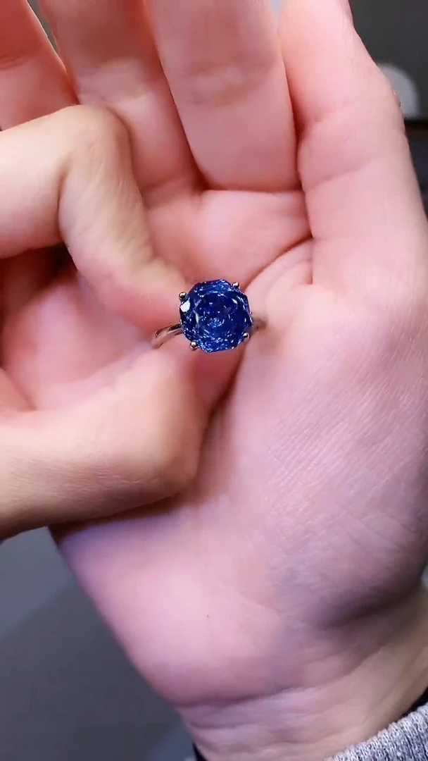 银S925镶嵌戒指托帕石1111