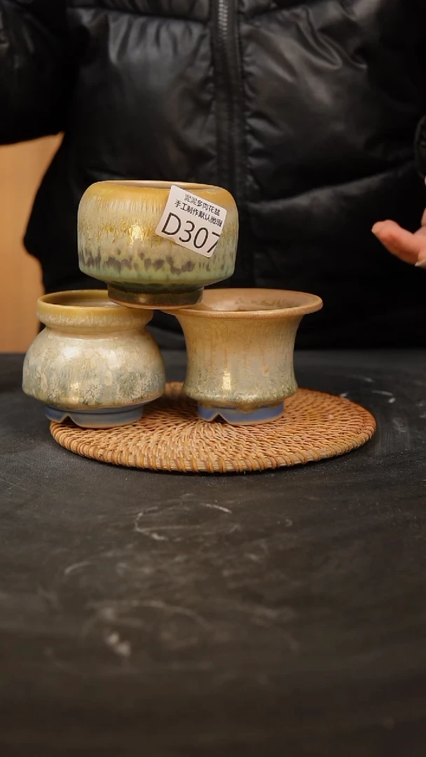 【闪购商品】瓷片景德镇泥泥陶瓷多肉花盆