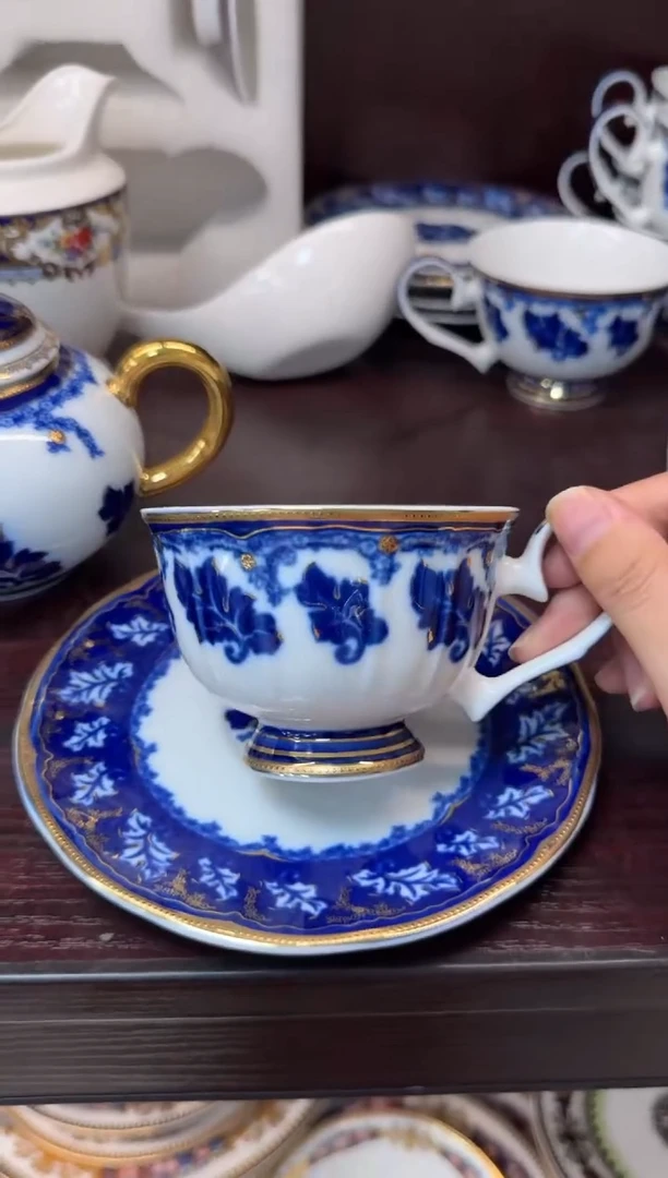 【闪购商品】瓷片200毫升杯碟福利款 微瑕