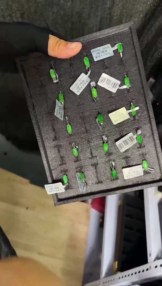 银S925镶嵌定制翡翠23定制翡翠-多样性发货（发其一）