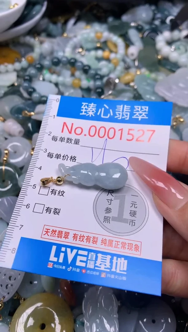 【闪购商品】翡翠颈饰未镶嵌含绳0001527