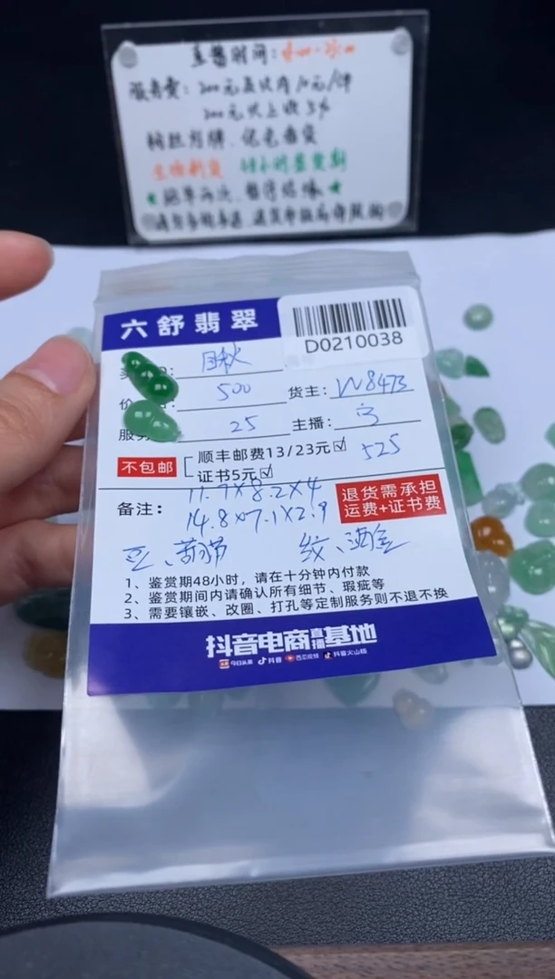 【闪购商品】翡翠吊坠(不含链)未镶嵌D0210038