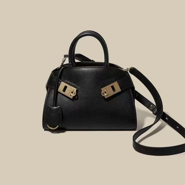 佑一【RAIN.CUN】SLBL-689-黑色轻奢时尚百搭气质女包