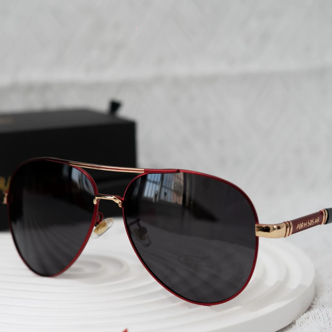 日夜两用墨镜男女款防紫外线司机驾驶开车偏光夜市钓鱼太阳镜圆脸