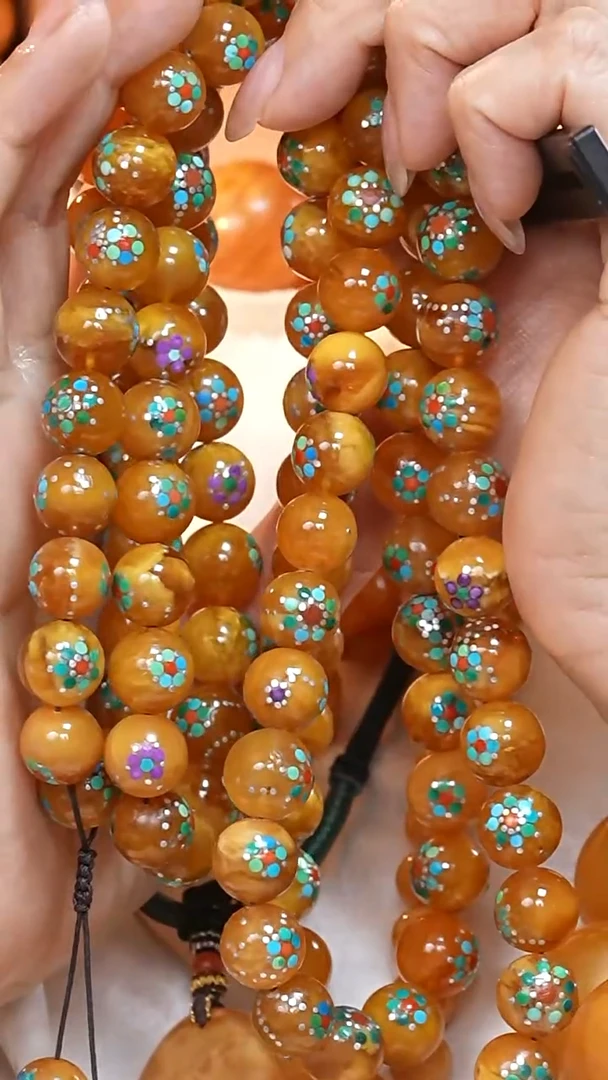 蜜蜡颈饰未镶嵌4408天然蜜蜡珠宝奇石云端妖孽妖花全部保真