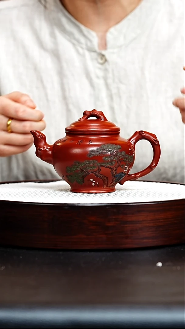 茶壶紫砂紫砂壶 报春