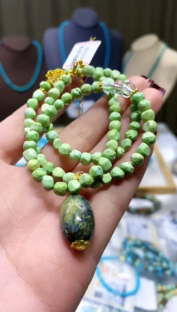 【闪购商品】绿松石项链未镶嵌955