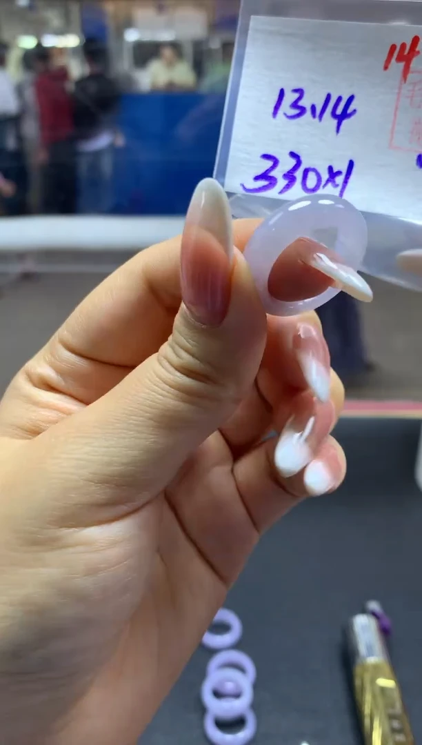 未镶嵌定制翡翠戒圈#330元-毛货需精细抛光