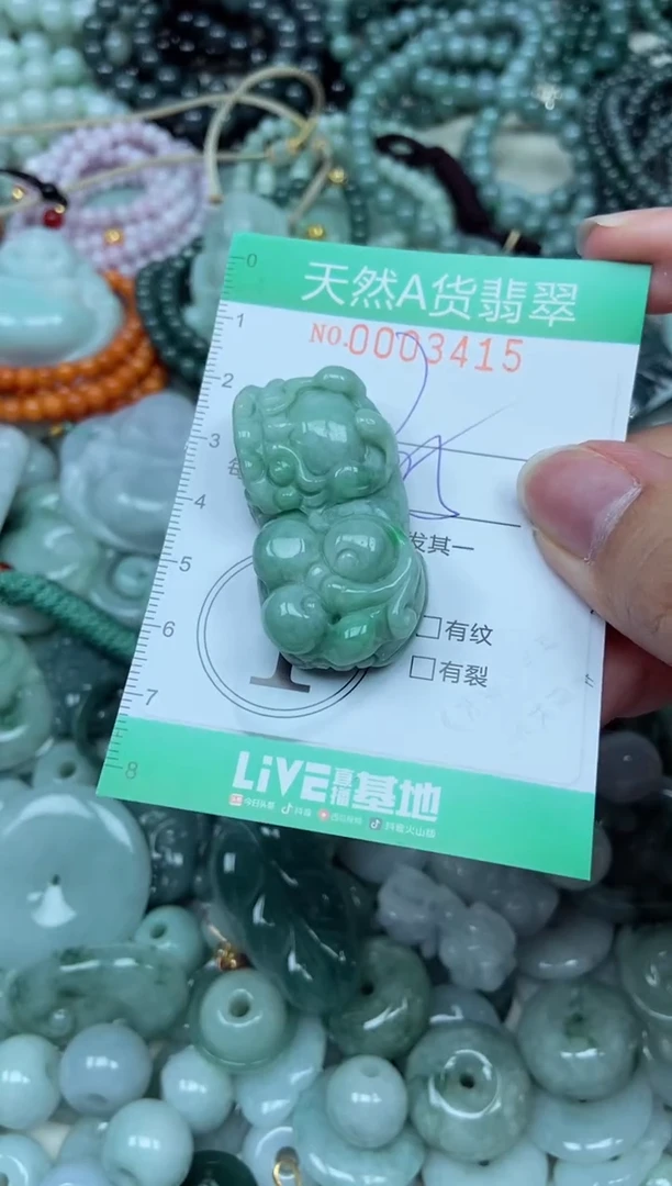 颈饰未镶嵌翡翠天然A货 支持复检