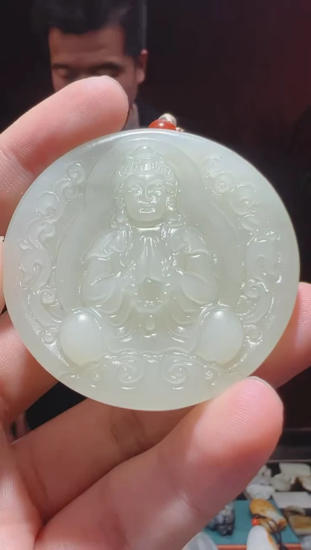 【闪购商品】和田玉吊坠(不含链)未镶嵌1