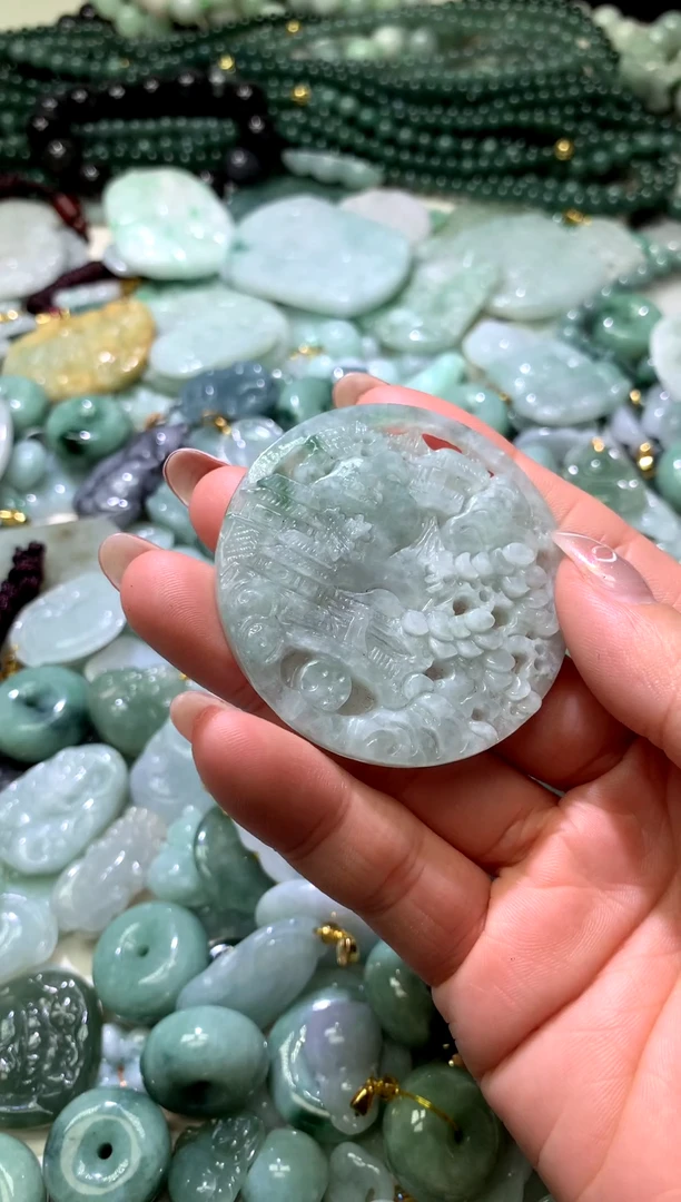 吊坠(不含链)未镶嵌翡翠1