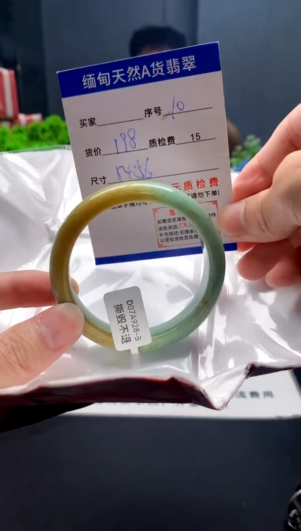 未镶嵌手镯翡翠10缅甸天然A货翡翠需包容瑕疵，介意慎拍