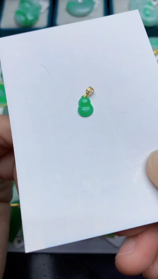 【闪购商品】翡翠颈饰18K金镶嵌000000000