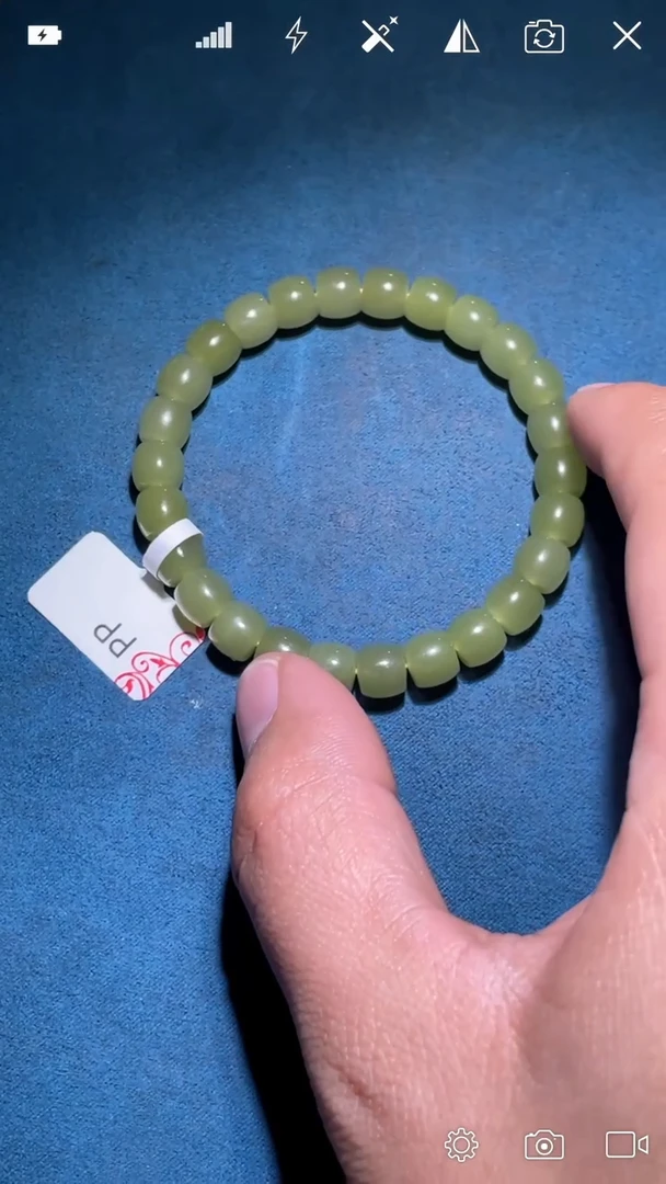 未镶嵌和田玉把件PP 直切珠手串卡8