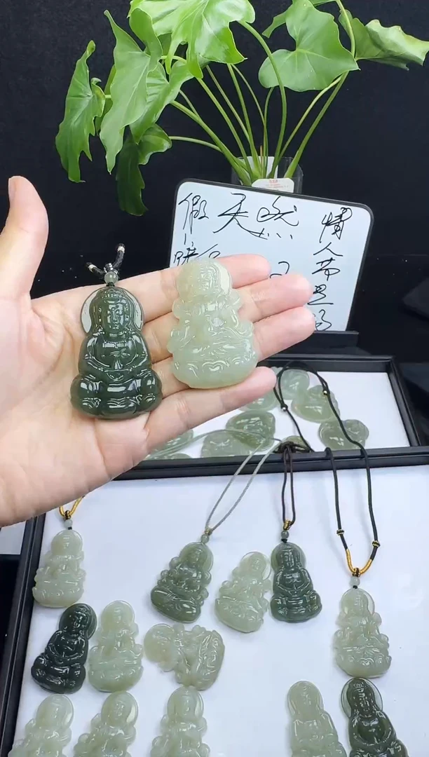 【闪购商品】和田玉颈饰未镶嵌50观音微包容多样性发1
