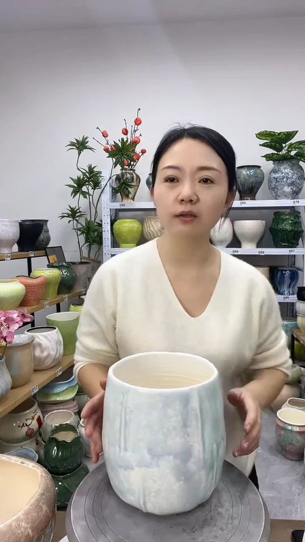 9.4陶瓷花盆直播链接高.     20 口16