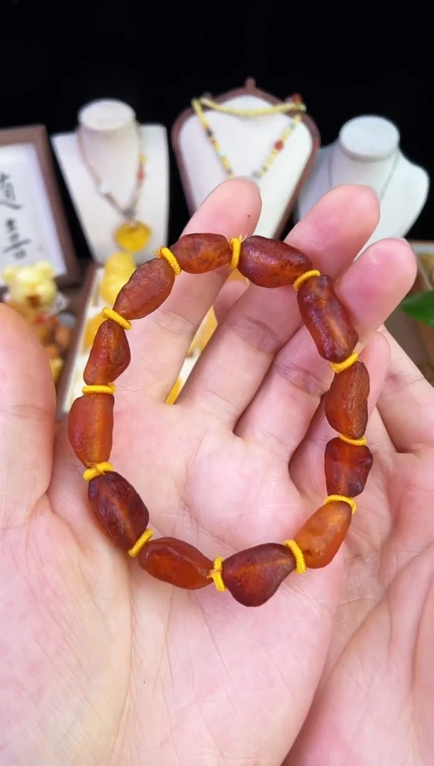 琥珀未镶嵌珠宝奇石柒月