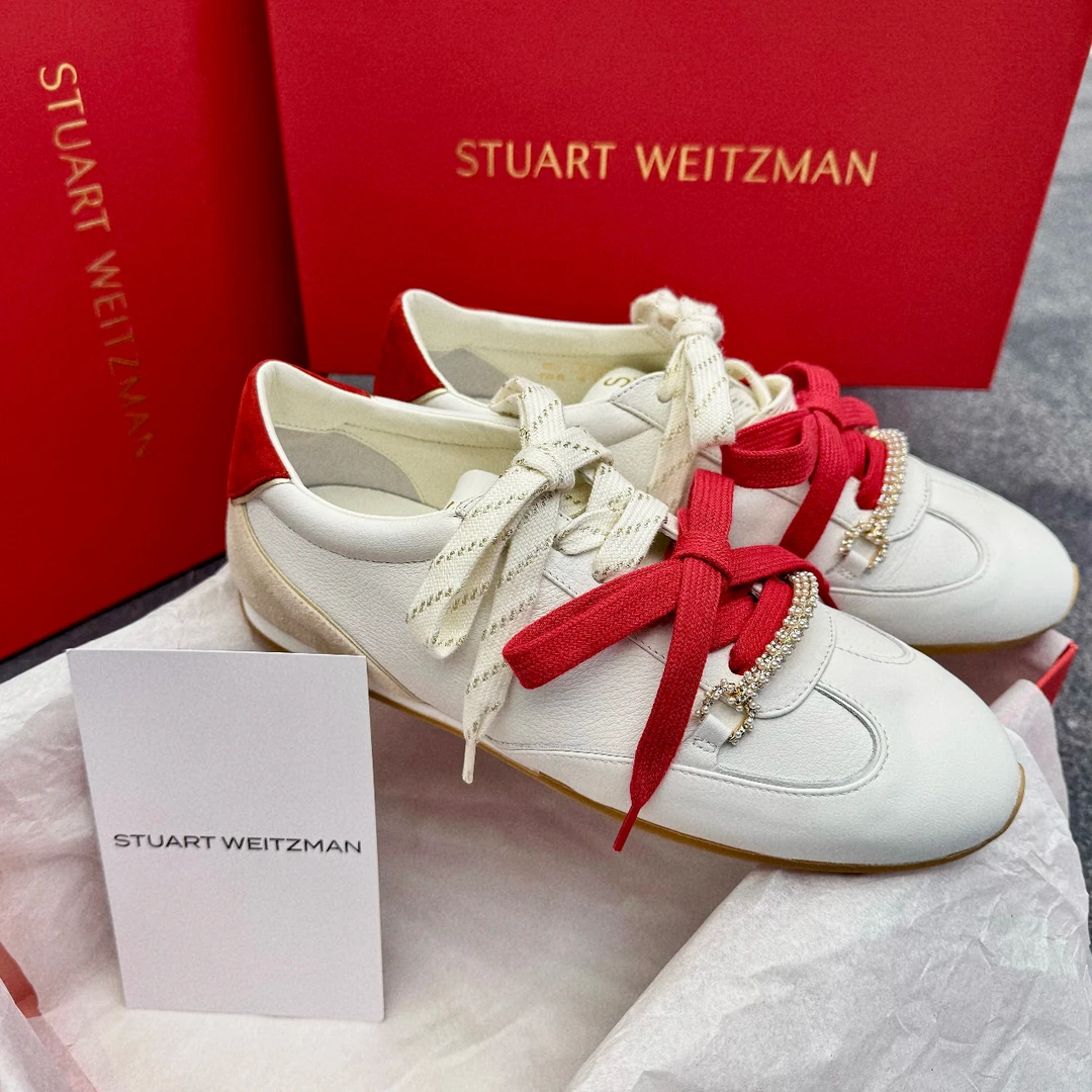 StuartWeitzman【北京东方】COLTON LOW SNEAKER纳帕皮女款运动鞋
