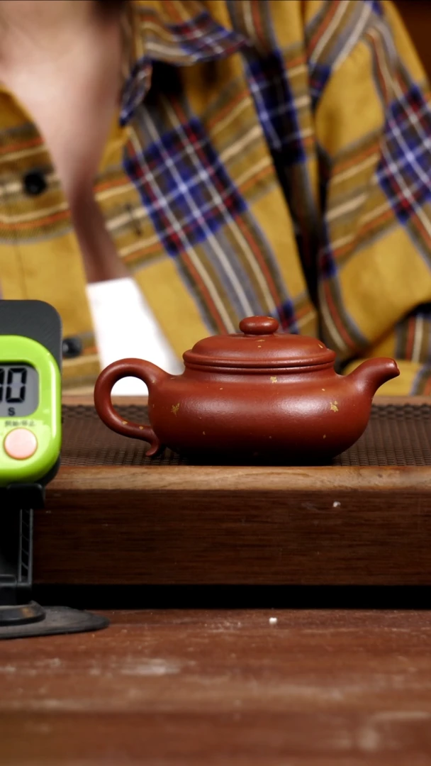 茶壶紫砂贞*红沉香仿古190CC