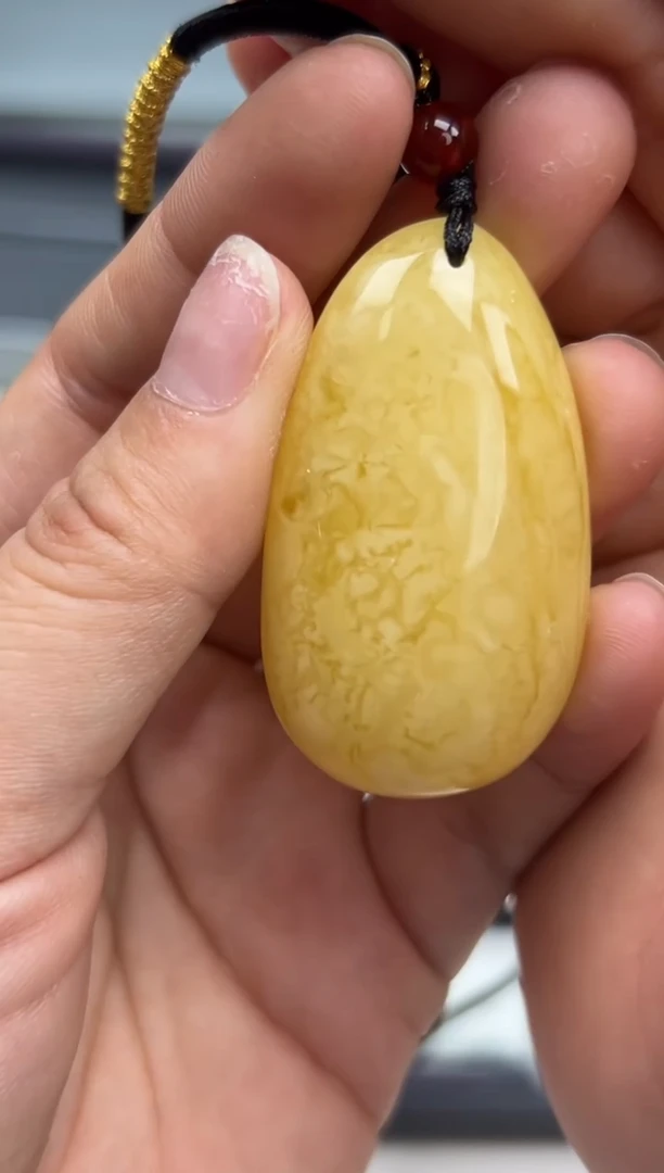 裸石琥珀未镶嵌琥珀蜜蜡吊坠