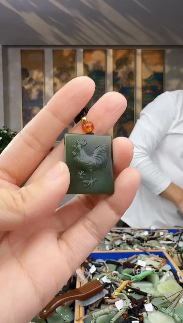 未镶嵌和田玉挂件拍一发一
