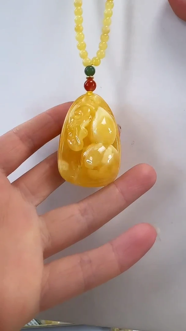 蜜蜡颈饰未镶嵌蜜蜡项链1832