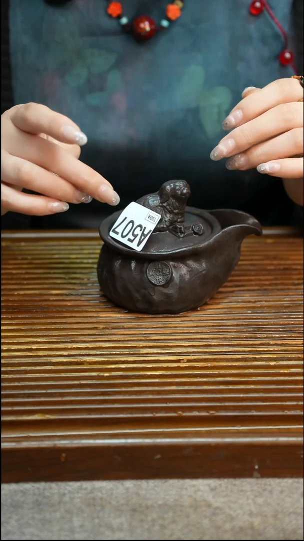 万古烧粗陶手工茶具