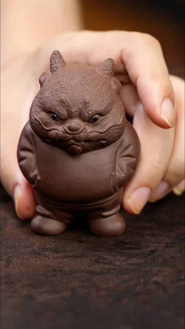 紫砂茶宠紫砂小龙人