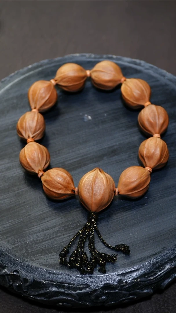 手串/手链橄榄核星****42.1*2.6原桩老料梅林铁核正四花+2.5三通